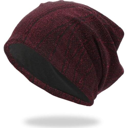 Men Women Warm Cap Skullies Baggy Crochet Winter MenS Hat Knit Ski Beanie Skull Slouchy Caps кепка мужская Dropshipping