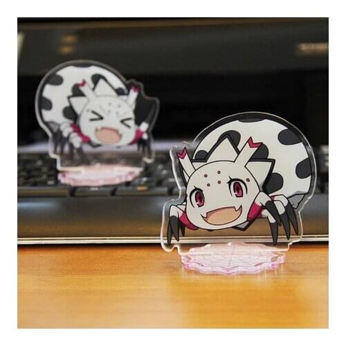 New Anime So I'm a Spider, So What？Kumo desu ga, Nani ka? Cartoon Stand Model Plate Desktop Decor Toy Cute Collection Cosplay