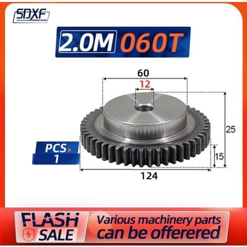 One piece of 2 mold with gear 60 teeth, standard inner hole, factory direct sale