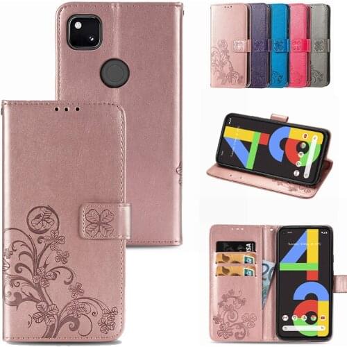 Solid Color Ultra Thin Fashion Wallet Flip Leather Phone Case For Google Pixel 5 XL 5A 4A Invisible Bracket With Card Slot Cases