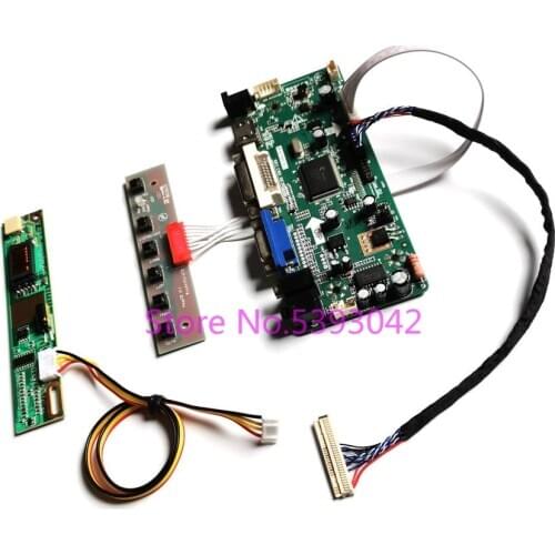 Fit LP150X08 (A3)(KB)/(A3)(KC)/(A3)(M1)/(A3)(NA) LVDS-30Pin keyboard 15" 1CCFL 1024*768 VGA LCD screen controller board kit