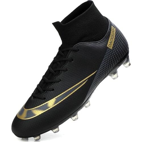 Professional Training Soccer Sneakers FG Football Boots Comfortable Soft Breathable Waterproof Soccer Cleats Artificial Grass