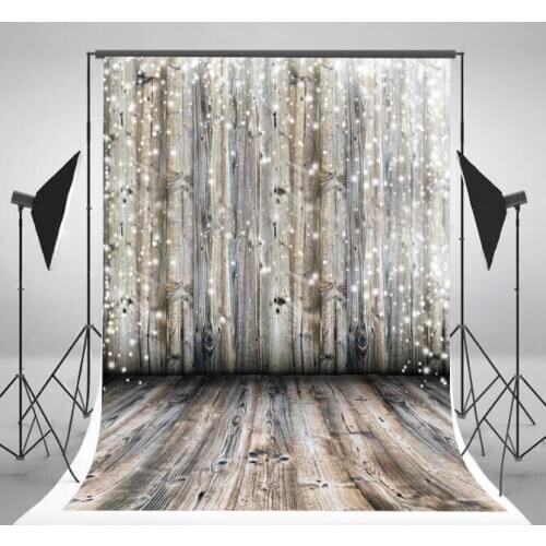 Christmas Vintage Snow Falling Wood Photo Backdrop Photophone Photography Backdrops fotografia Photo Studio Background