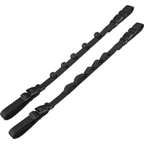 Fish Vehicle Fishing Rod Holde, Nylon Adjustable Car Rod Carrier Fishing Rod Rack Belt Strap for SUV G99D