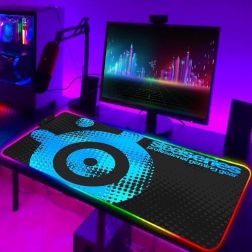 SteelSeries Mouse Pad Large Mousepad RGB Table Carpet Mouse Computer Gaming Desk Mat Pc Gaming Led Mat Mausepad Rug Diy Deskmat