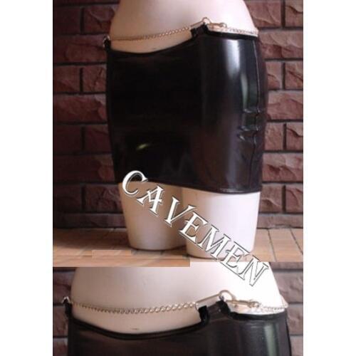 Leatherwear Metal chain Decoration1454*Ladies sexy G-string T-back Teddy Bikini Boxer Triangle Pajamas Suit Free hipping