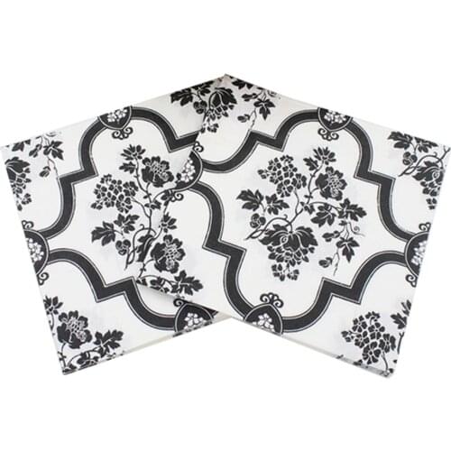 33*33cm 20pcs/lot Color Printed Paper Napkins Creative Paper Towels Face Towel Paper Birthday Decoration Restaurant Decor