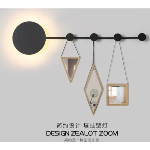 Vintage luminaria bathroom fixture lustres iron glass ball bedside aisle corridor monkey lamp bedroom lamp wall lamp