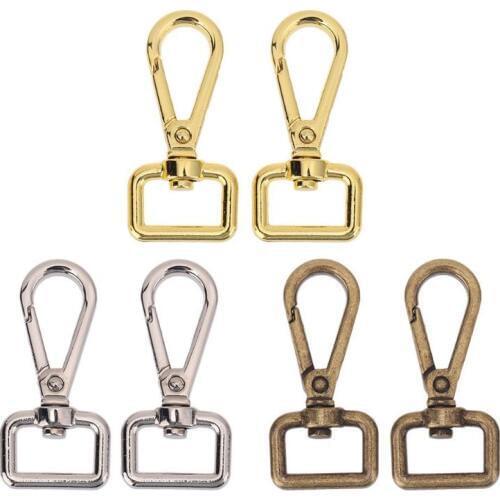 4Pcs Metal Luggage Bag Dog Buckle Snap Hook Bag Hanger Lobster Clasp DIY Sewing Handmade Key Chain Buttons