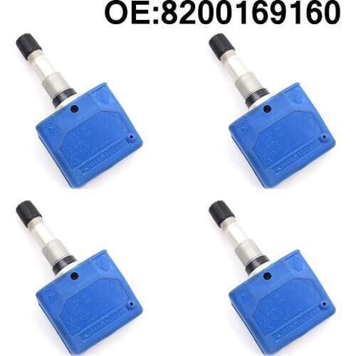 4PCS new car tpms Tire Pressure Monitor Warning System Sensor 433MHz for LAGUNA 2 ESPACE 4 MEGANE SCENIC
