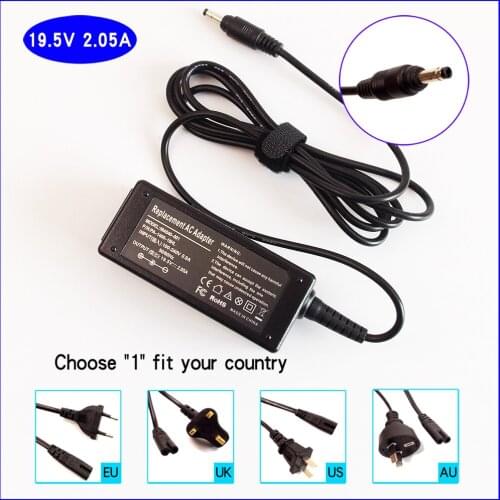 19.5V 2.05A Laptop Ac Adapter Battery Charger Power Supply for HP/Compaq Mini 210-1015SL 210-2081NR 210-1063TU 210-1015ES