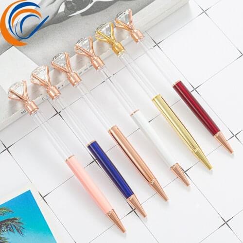 Diamond Metal Ball Point Pen DIY Pen 12 Pcs Per Set Handmade DIY Ball Pen Gift Japanese Hot Sales Pen Gift