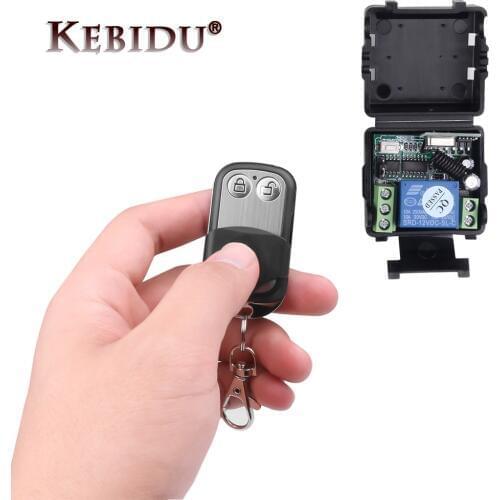 Hot Universal Wireless DC 12V 10A 1CH Remote Control Switch relay Receiver Module and RF Transmitter 433 Mhz Remote Controls