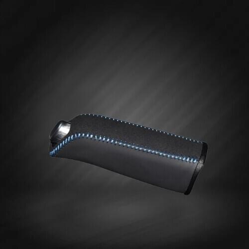 Car Hand Brake Covers Top Layer Leather Case for Ford Mondeo Handbrake Grips Cover Auto Genuine Leather Handbrake