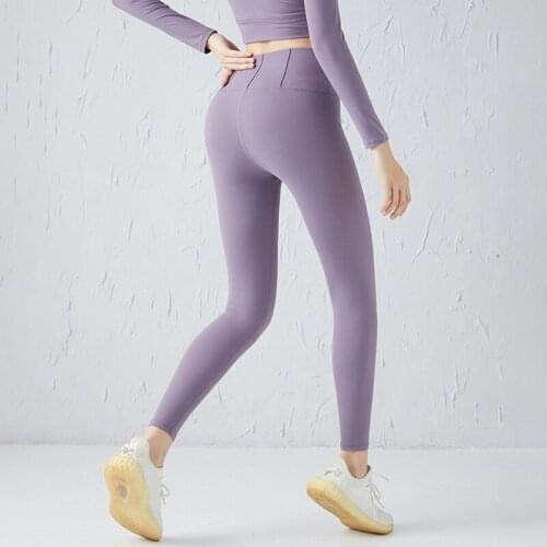 Double-sided Sanded Yoga Pants Women Slim Slim Peach Hip Tight Pants Skin-friendly Yoga Clothes