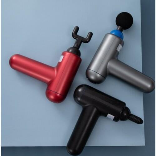 Mini Electric Fascial Massage Gun Tissue Percussion Small Fitness Equipment Deep Muscle Body Massager Gun Acid Relief Pain Relax