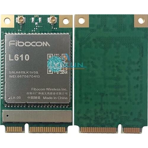 Fibocom L610 L610-LA LTE Cat1 mini pcie module Latin America LTE-FDD band B1/B2/B3/B4/B5/B7/B8/B28/B66 GSM 850/900/1800/1900MHz
