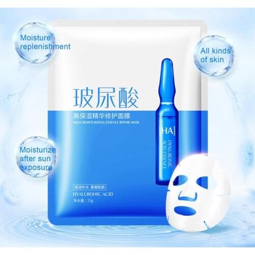 Hyaluronic Acid Face Sheet Face Collagen Whitening Korean Beauty Facial Moisturizing Skin Care Mascara Masker Maske Facemask