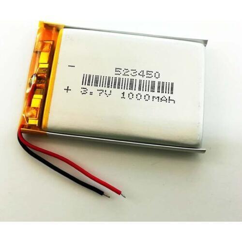 Wholesale 10 pcs 3.7V 1000mAh 503450 503450P Lithium Polymer LiPo Rechargeable Battery For MP3 DVD PAD Camera Recorder 5*34*50