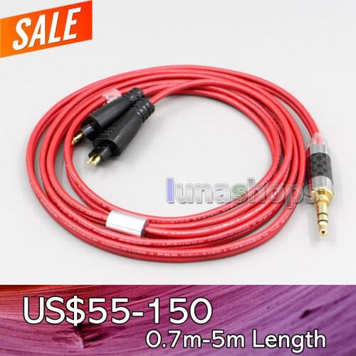 LN006675 4.4mm XLR 2.5mm 3.5mm 99% Pure PCOCC Earphone Cable For FOSTEX TH900 MKII MK2 TH-909 TR-X00 TH-600
