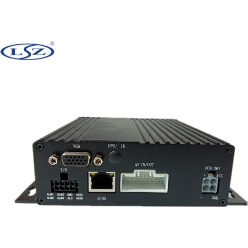 4CH H.264 AHD 1080P Dual SD Mobile DVR 256GB Vehicle MDVR CCTV Video Recorder