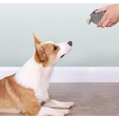 Pet Dog Stuffed Ball Mouse Sounding Toy Bite Resistant Stuffed Cotton Chew Toys Cat Dog Pets Accessories