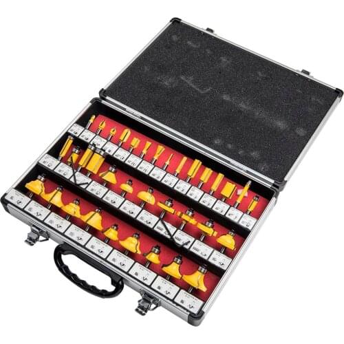 NEW Router Bits 1/4" Shank Slot Cutter Chipboard Woodworking Core Box Bit Tool Kit