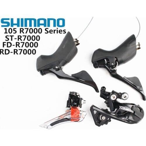 SHIMANO R7000 Groupset 105 R7000 Derailleurs ROAD Bicycle Front Derailleur + Rear Derailleur + Shifter update from 5800
