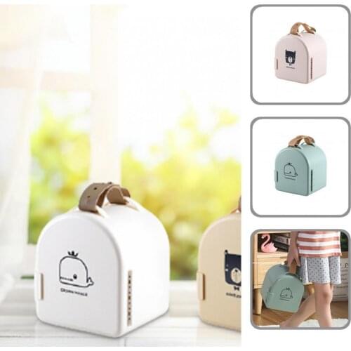 Plastic Practical Doll Storage Basket Cosmetics Case Toy Organizer Premium Toy Storage Box Nice-looking for Travel