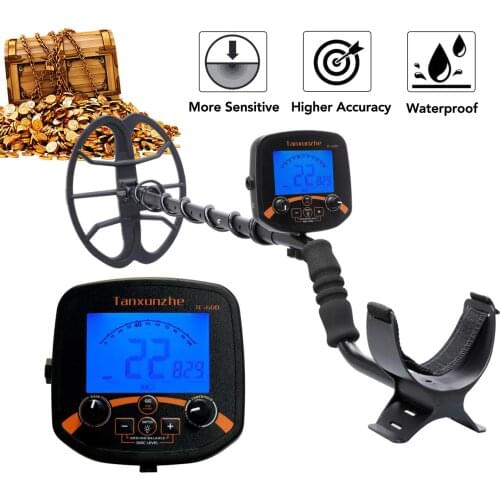 TC-600 Metal Detector 11 Inch Metal Detector Waterproof Finder Gold Detector Treasure Hunter Detecting High Sensitivity