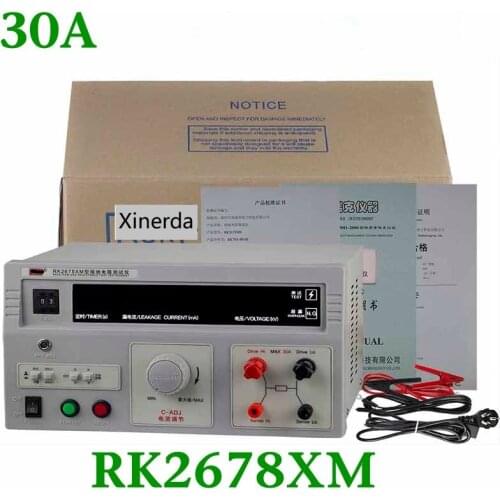 RK 2678XM Grounding Resistance Tester 220V Earth Resistance Tester 0-200/600M-Omega 5-32A
