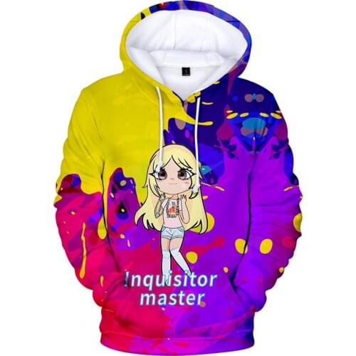 2021 New InquisitorMaster hoodies Men/Women 3D print Sweatshirts Long sleeve Hooded New Sweatshirt Unisex Tracksuit Clothes