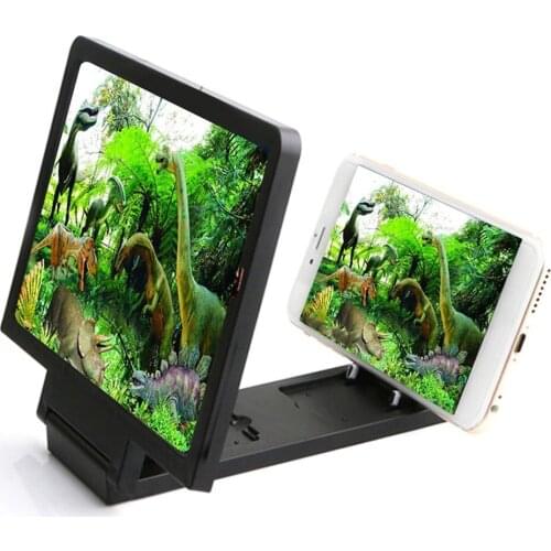 Mobile Phone Magnifying Glass HD New 3D Video Screen Amplifier Stand For Video Folding Screen Phone Accessories Convenient 2021