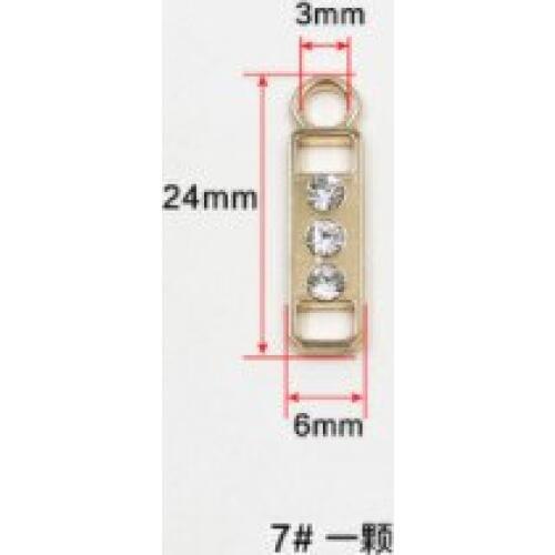 06 High-grade metal alloy zipper pull piece hanging DIY accessories invisible zipper package accessories
