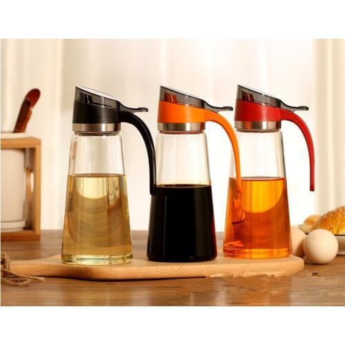 1PC New Listing oiler household glass leak oiler kitchen supplies seasoning bottle oil bottle vinegar sauce bottle OK 0360