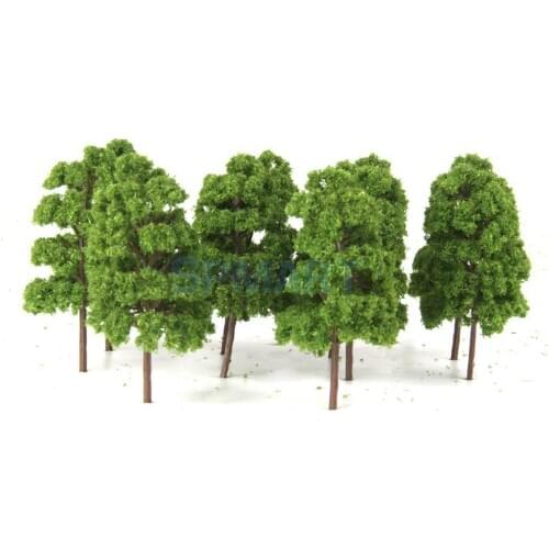 10PCS Tree Model Train Railway Wargame Diorama Architecture Layout 1:75 HO