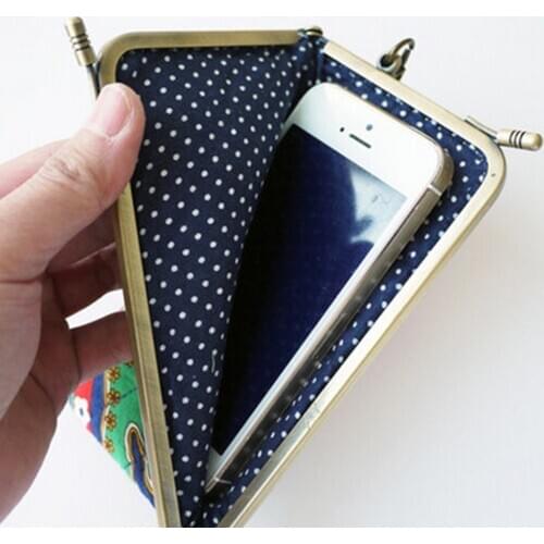 2Pcs Bronze L Shaped Metal Purse Bag Making Frames With Kiss Clasps