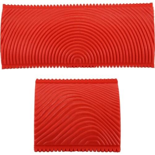 2PCS 3 Inch 6 Inch Imitation Wood Grain Paint Roller Brush Wall Painting Tool sets Wall Texture Art Painting Tool Set