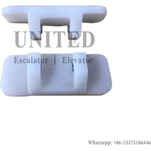 20pcs UNITED Escalator Faucet Stopper Slewing Chain Plastic Stopper Block White Fixed Part