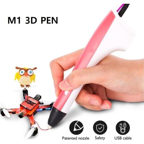 SUNLU Prince M1 Low Temperature 3D Printing Pen For Children Explore Intelligence Support PLA PCL Filament 1.75mm DIY Gift