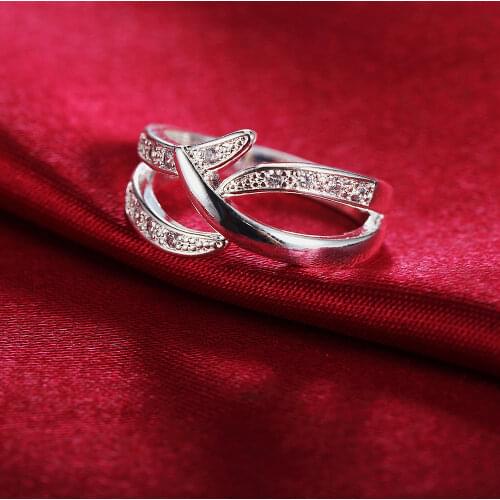 925 Sterling Silver Zircon Womens Vintage Rings Engagement Wedding Luxury Personalized Jewelry Gifts 2021 Trend