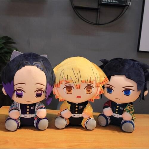 Kimetsu No Yaiba Pillow Demon Plush Slayer Figure Demon Slayer Plush Stuffed Plushie Doll Kamado Tanjirou Nezuko Japanese Anime
