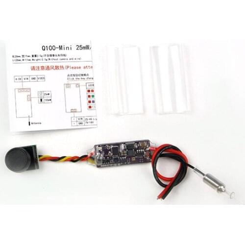 Kingkong Q25 5.8G 25mW 16CH micro AV Transmitter With 600TVL Camera for RC Quadcopter FPV Camera Drone