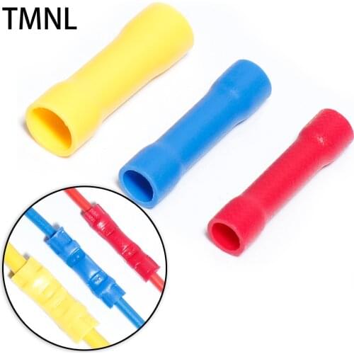 Terminals Electrical Wire Cable Connector Butt Crimped pressure cold docking pressing DIY Splice Bare Tube Repair Sleeve Tubular