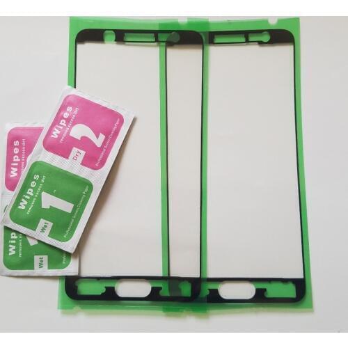 2pcs For Samsung Galaxy J1 2016 J120 J120F J120M J120H J120A J120FN Phone Housing Frame Adhesive LCD Plate Pre-Cut Sticker Glue