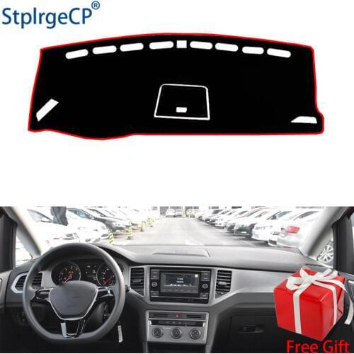 For Volkswagen Sportsvan 2016 2017-2019 dashboard mat Protective pad Shade Cushion Pad interior sticker car styling accessories