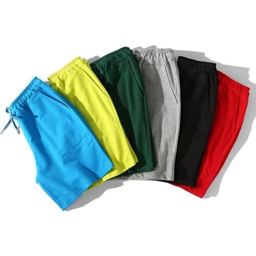 2021 Summer New Drawstring Shorts Men Casual Jogger Sweathshorts Plus Size Workout Gym High Quality Shorts