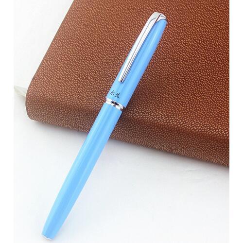 Wingsung Metal Fountain Pen Ink Pen Kawaii Dot Calligraphy Pen For Writing Students Stationery Office School Supplies