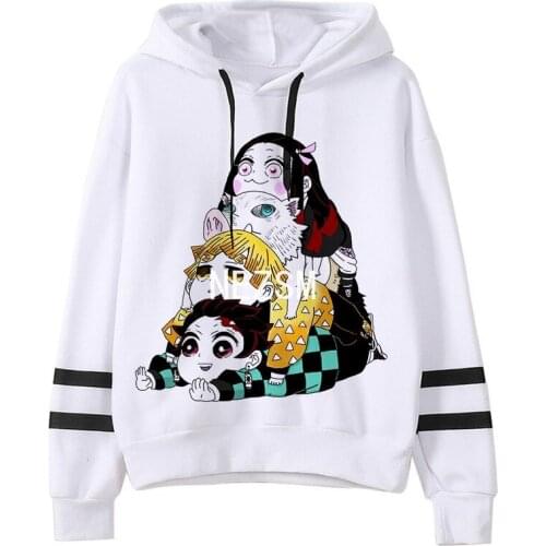 Demon Slayer Kimetsu No Yaiba Men/women Hoodies Anime Unisex Harajuku Aesthetic 90s Sweatshirt Ulzzang Graphic Casual Male Hood