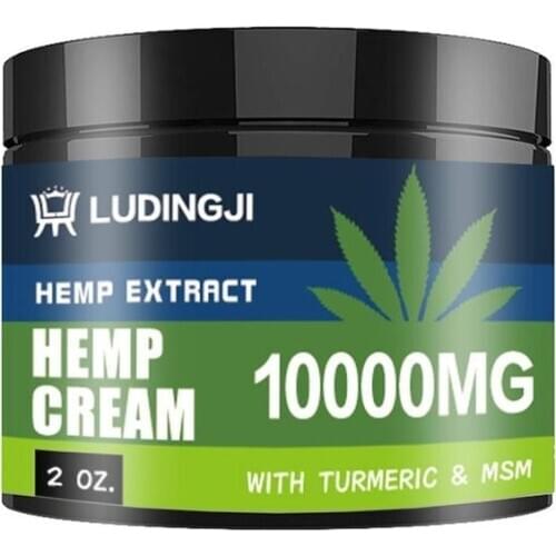 50ml 10000mg Organic Natural Hemp Face Cream Anti-inflammation And Arthritis Neck Knee Pain Relief Seeds Balm Creams Muscle Care